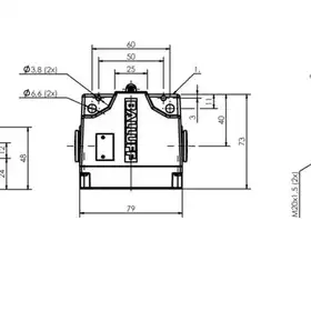 Блочный выключатель Balluff BNS 813-B02-R12-61-C-22-02