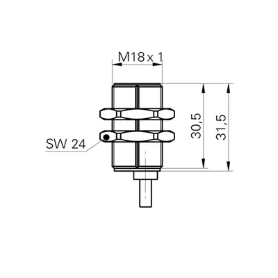 Магнитный датчик угловых перемещений Baumer MDRM 18I9524/A270