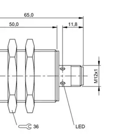 Индуктивный датчик Balluff BES M30MI-PSC15A-S04G-W12