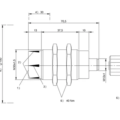 RFID головка чтения/записи Balluff BIS VM-300-001-S4