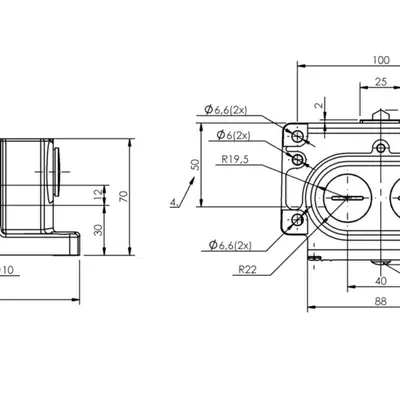 Блочный выключатель Balluff BNS 819-D02-D12-100-10-FE