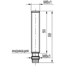 Индуктивный датчик ТЕКО ISB AC11B-31P-1,5-LS402