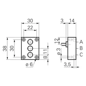 Индуктивный датчик Baumer ILFK 12P1501/I03