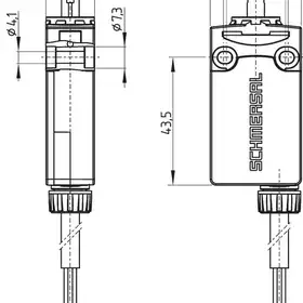 Kонцевой выключатель безопасности Schmersal PS116-Z11-L200-S200