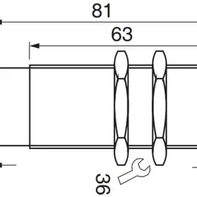 Индуктивный датчик EGE-Elektronik IGM 015 GSP