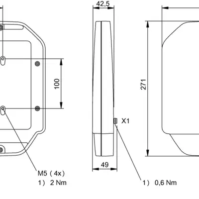 RFID головка чтения/записи Balluff BIS U-302-C1-TNCB