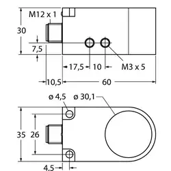 Кольцевой датчик TURCK BI30R-W30-DAP6X-H1141
