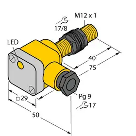Индуктивный датчик TURCK NI5-P12SK-AP6X