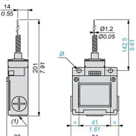 Kонцевой выключатель Telemecanique XCKM106H7