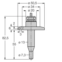 Датчик потока TURCK FCS-50A4-NA/D014
