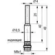 Индуктивный датчик ТЕКО ISB CC01B-31N-0,8-LS402