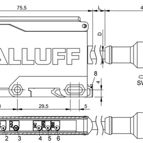 Коммутирующий усилитель Balluff BAE SA-CS-025-YP-BP00,3-GS04
