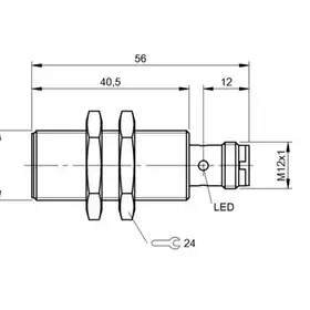 Индуктивный датчик Balluff BES M18EG1-PSC80A-S04G-S