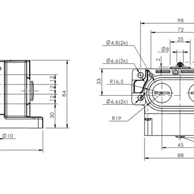 Блочный выключатель Balluff BNS 819-D04-L12-62-10-FD
