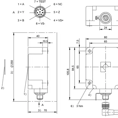 RFID головка чтения/записи Balluff BIS M-341-003-S115
