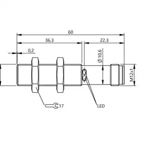 Емкостной датчик Balluff BCS M12K4D2-GOM50C-S04G