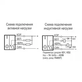 Индуктивный датчик ТЕКО ISN I7P-43N-40-L