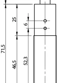 Емкостной датчик DATASENSING C18P/C0-2A