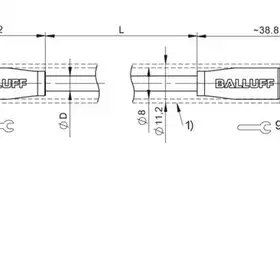 Соединительный кабель Balluff BCC M314-M314-30-304-EX44T2-020-C008