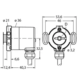 Энкодер TURCK RS-07H6E-8B12B-C 1M