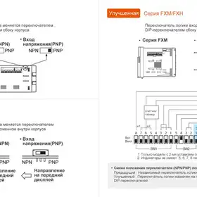 Счетчик-таймер Autonics FX4M-1P4