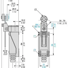 Kонцевой выключатель Telemecanique XCE146C