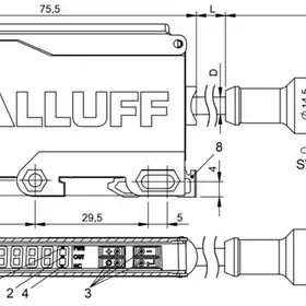 Коммутирующий усилитель Balluff BAE SA-CS-027-YI-BP00,3-GS04