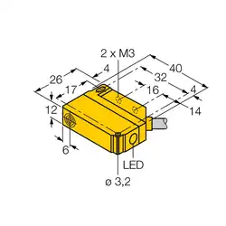 Индуктивный датчик TURCK BI5U-Q12-AP6X2