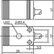 Индуктивный датчик LANBAO LE17SF05DPC
