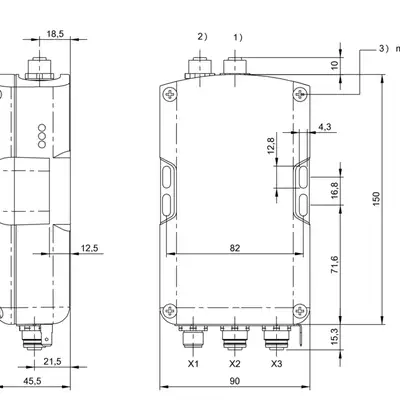 Блок обработки RFID Balluff BIS M-6008-048-050-06-ST23