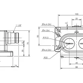Блочный выключатель Balluff BNS 816-B02-PA-12-602-11-S90R