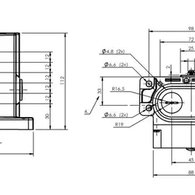 Блочный выключатель Balluff BNS 813-D06-R12-62-12-06-FD