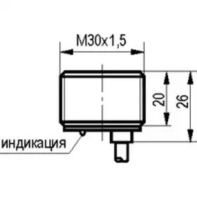 Индуктивный датчик ТЕКО ISB BS7A-32N-10-L