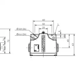 Блочный выключатель Balluff BNS 819-B03-R16-61-16-10