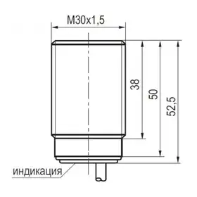 Индуктивный датчик ТЕКО ISBt A8A8-43P-10G-LZ-C1-P-6