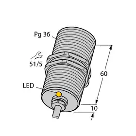 Индуктивный датчик TURCK BI20-G47-AP4X