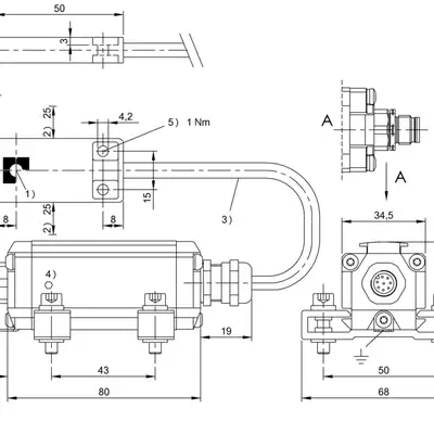 RFID головка чтения/записи Balluff BIS M-402-007-004-00-S115