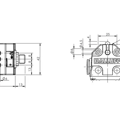 Блочный выключатель Balluff BNS 819-B03-D08-40-13-S80R