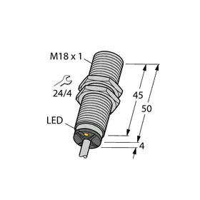 Индуктивный датчик TURCK BI8-M18-AN6X