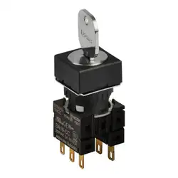 Селекторный переключатель с ключом Autonics S16KRS-2BK2C