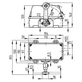 Kонцевой выключатель Schmersal TA471-12/12Y
