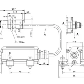 RFID головка чтения/записи Balluff BIS M-402-045-002-07-S4