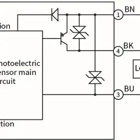 Оптический датчик LANBAO PSE-PM3DPBR-E3