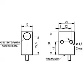 Индуктивный датчик ТЕКО ISB I3A-32P-5-L