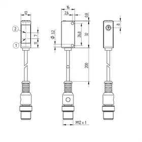 Оптический датчик Wenglor P1KL027