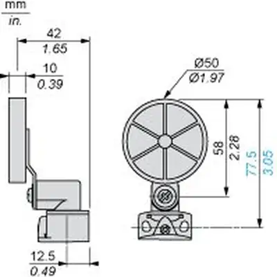 Kонцевой выключатель Telemecanique XCKP2139P16