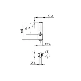 Оптический датчик Wenglor LD86PCV