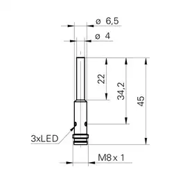 Индуктивный датчик Baumer IFRM 04P35A1/S35L