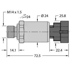 Датчик давления TURCK PT600R-2119-I2-AMPS1.5