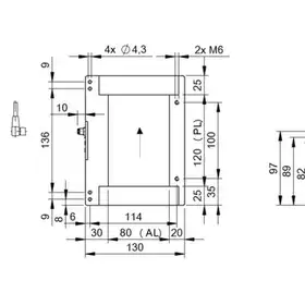 Щелевой датчик Balluff BOW A-1208-PS-C-S49